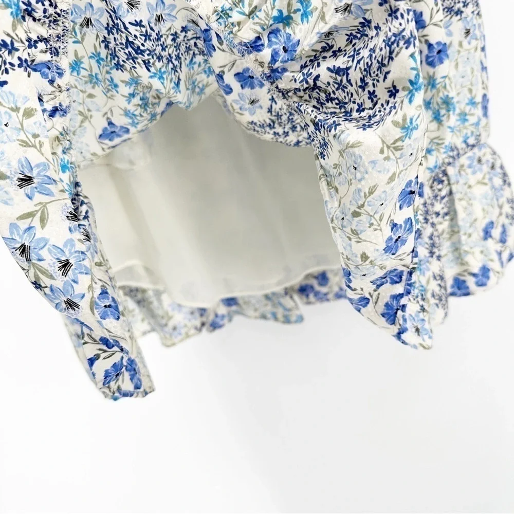 Rebecca Taylor Ava Floral V-Neck Dress